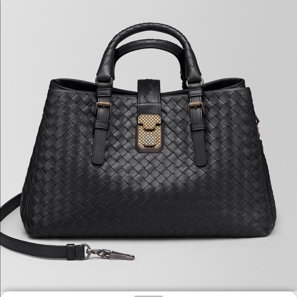 Bottega Veneta Small Roma Intrecciato Woven Bag - Picture 1 of 8